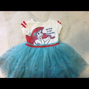 Disney Princess Ariel Tutu Dress Mermaid 2T